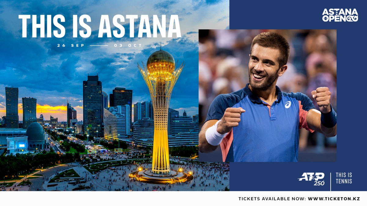 Astana Open ATP 250 турнирінде ТОП-50-ге кіретін он теннисші ойнайды