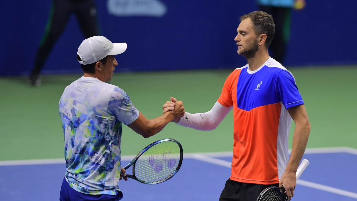 Александр Недовесов АТР 250 Astana Open турнирінің ширек финалына шықты | BASSPORT Александр Недовесов АТР 250 Astana Open турнирінің ширек финалына шықты
