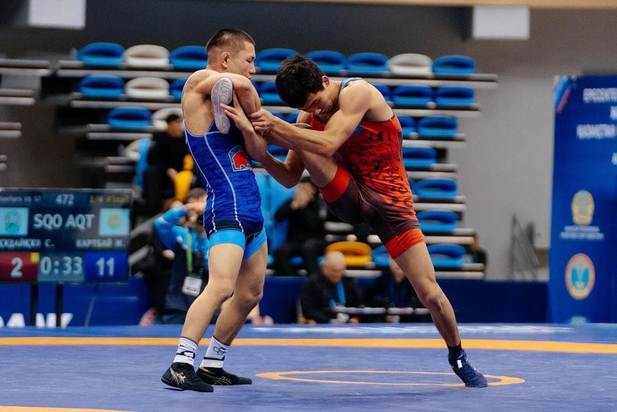 Еркін күрестен бес салмақта чемпиондар анықталды | BASSPORT Еркін күрестен бес салмақта чемпиондар анықталды