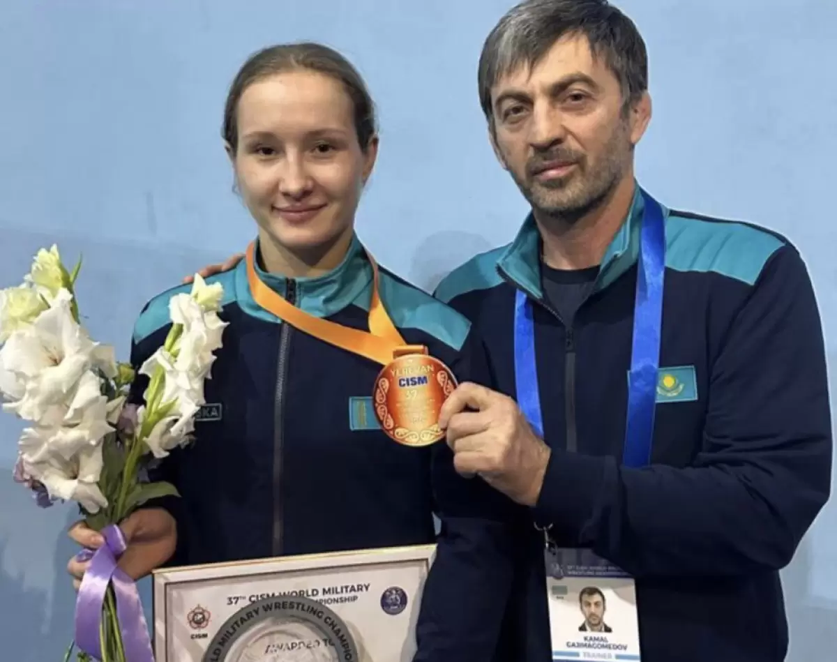 Балуан Нұрқожа Қайпановтың әйелі әлем чемпионатының қола жүлдегері атанды