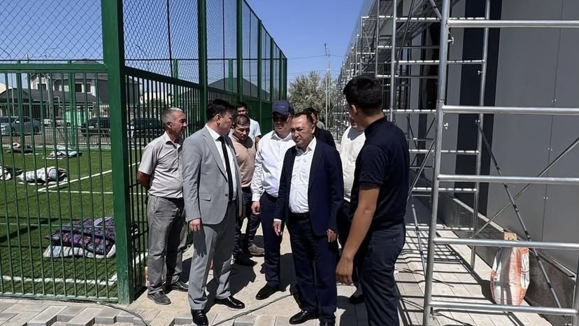 Түркістанда жаңа спорт кешенінің құрылысы жүріп жатыр