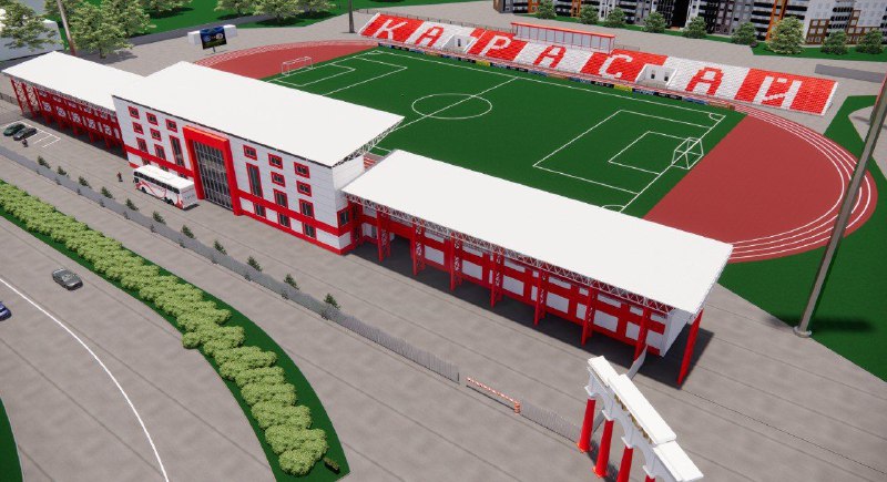 Петропавлда УЕФА стандартына сай стадион ашылды | BASSPORT Петропавлда УЕФА стандартына сай стадион ашылды