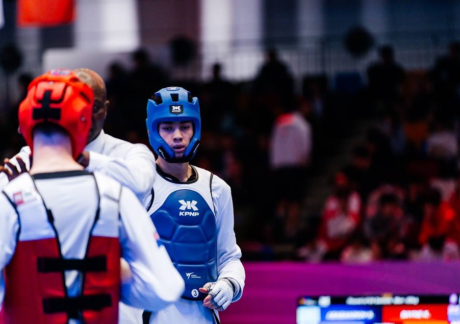 Таеквондо: Самирхон Абабакиров әлем чемпионатын сәтті бастады | BASSPORT Таеквондо: Самирхон Абабакиров әлем чемпионатын сәтті бастады