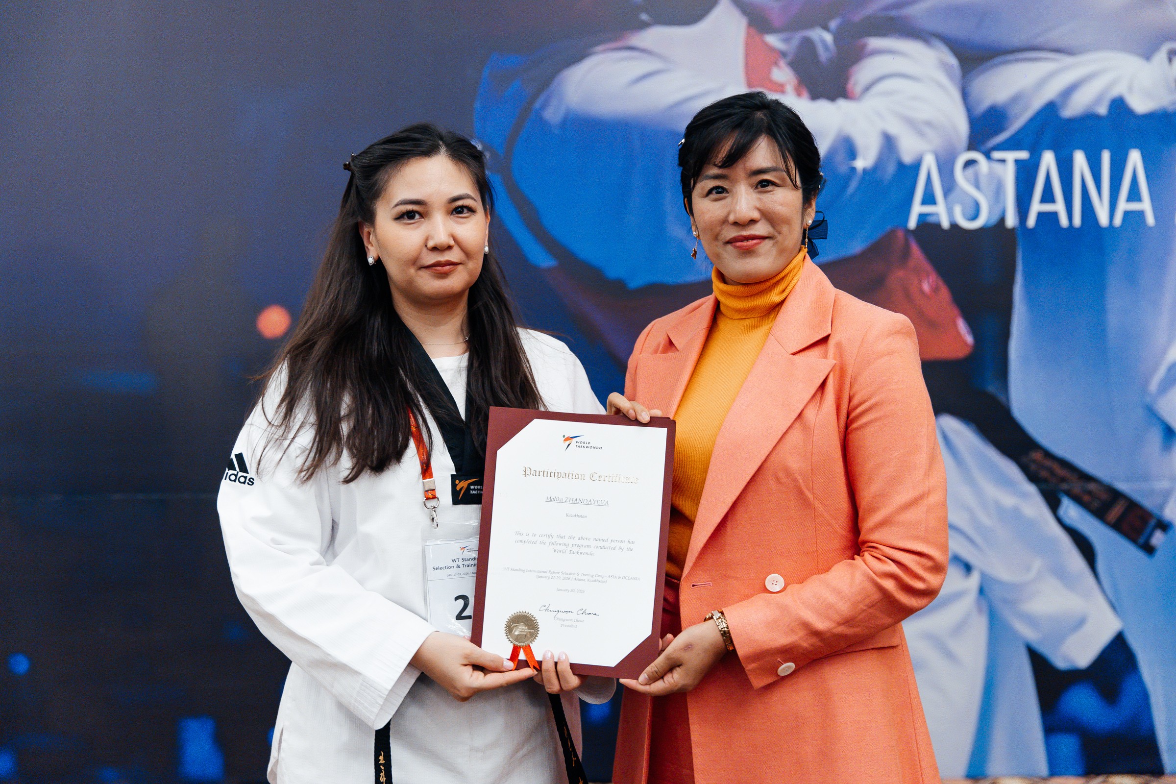 Таеквондодан екі қазақ төрешісі әлем чемпионатына шақырту алды