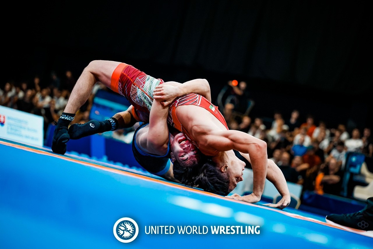 Қазыбек Қалмағамбетов грек-рим күресінен U20 чемпионатының алтын жүлдесін иеленді