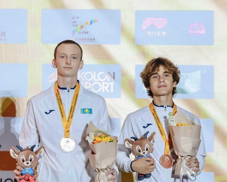 Қазақстан құзға өрмелеуден жасөспірімдер арасындағы Азия чемпионатында 2 қола алды